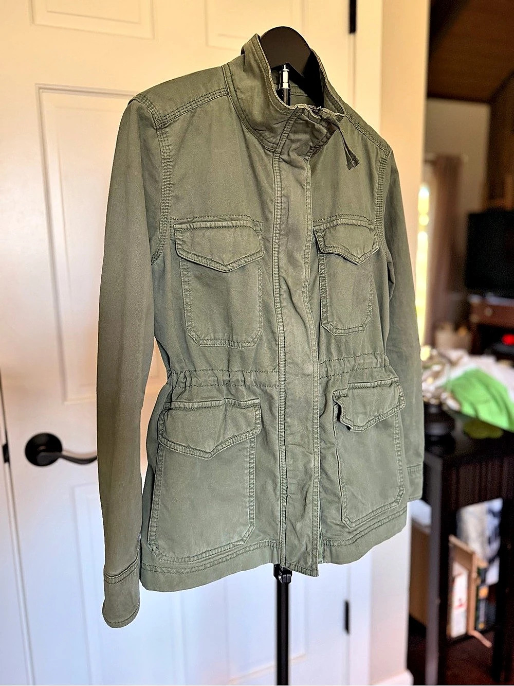 Gap Olive Green Utility Jacket in Green Size XS
